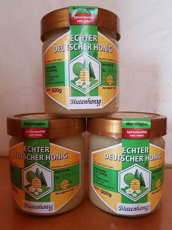 Honigglas des deutschen Imkerbundes